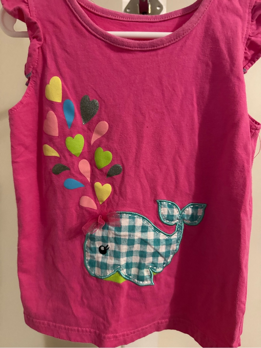 Boutique Gingham Whale Shorts Set - Picture 3 of 7